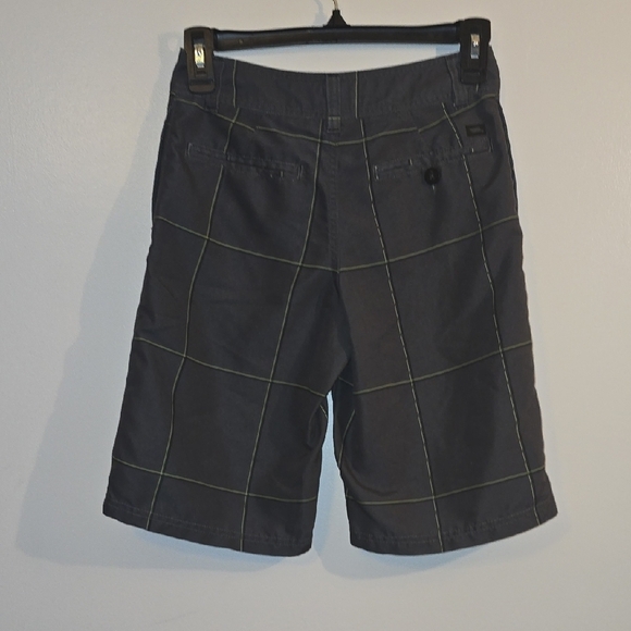 Tony Hawk Kids Dark Gray Grid Swim Trunks LOT M - Picture 3 of 5